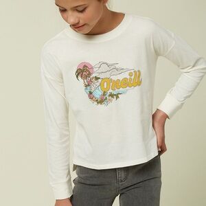 O'Neill White Day Dreams Graphic Long Sleeve Shirt XL